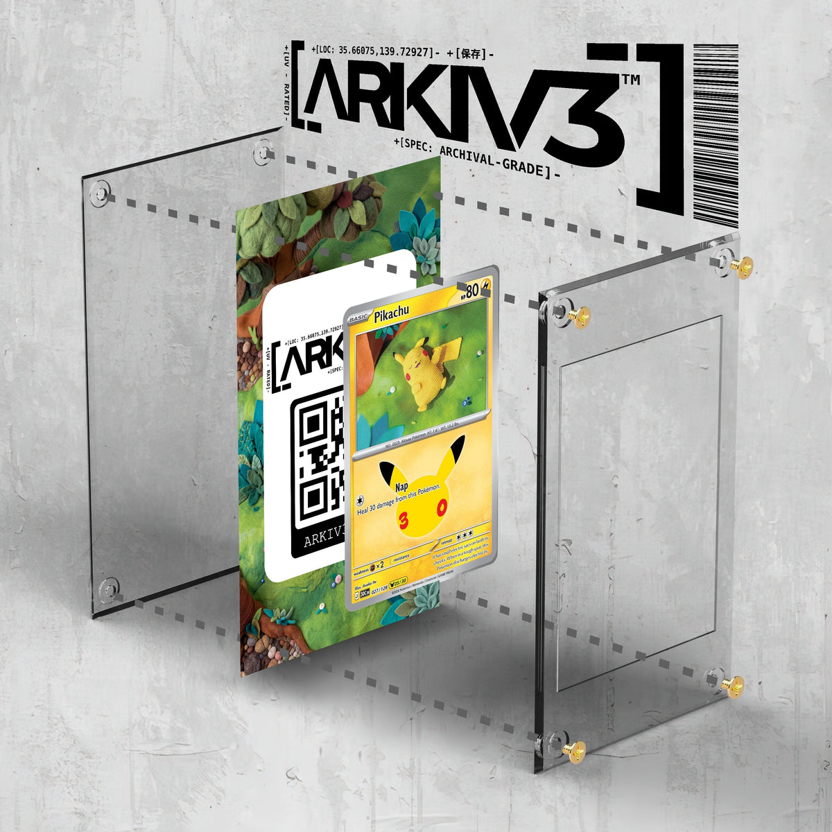 [UNIT: 27/128] // Pikachu Extended Art Display Case - Raw