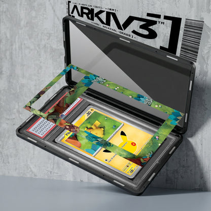 ARKIV3 PSA graded exploded mockup