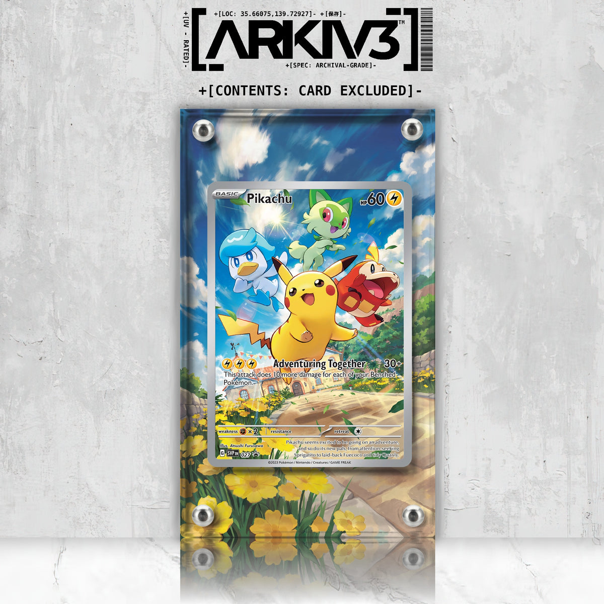 ARKIV3 raw front - Standing Mount