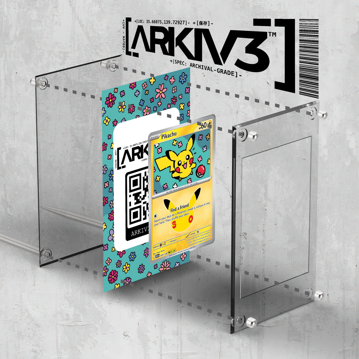 [UNIT: 29/128] // Pikachu Extended Art Display Case - Raw