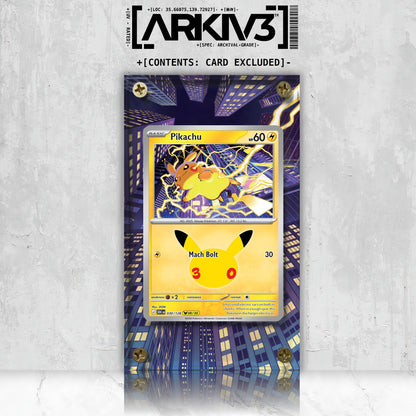 [UNIT: 30/128] // Pikachu Extended Art Display Case - Raw