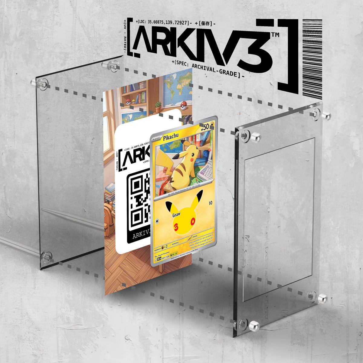 [UNIT: 31/128] // Pikachu Extended Art Display Case - Raw