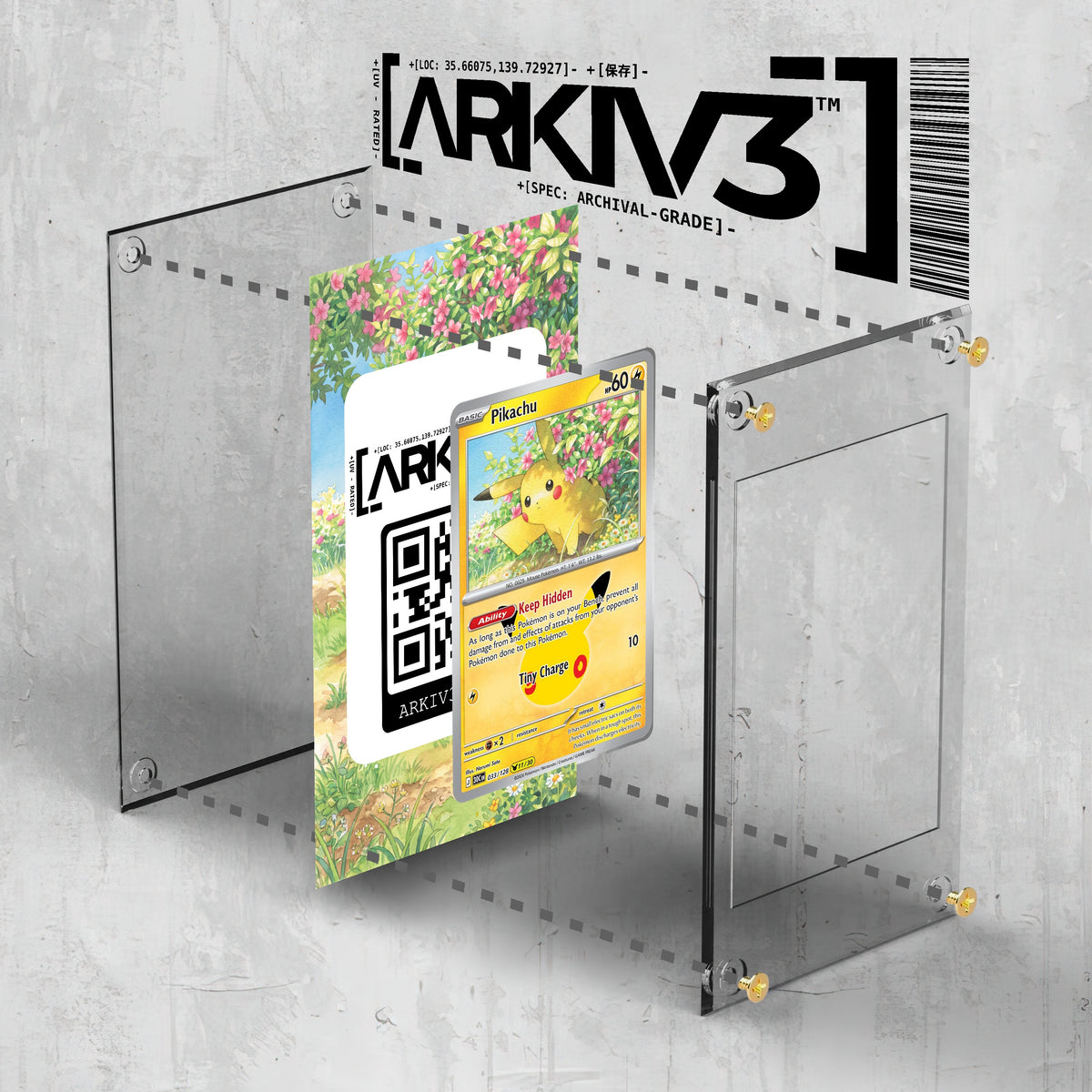 [UNIT: 33/128] // Pikachu Extended Art Display Case - Raw