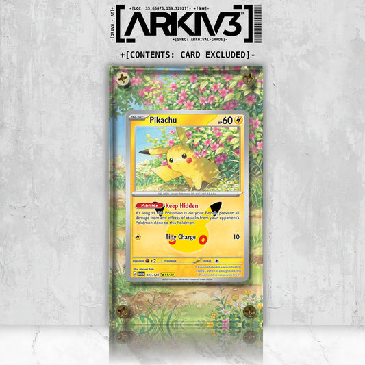 [UNIT: 33/128] // Pikachu Extended Art Display Case - Raw