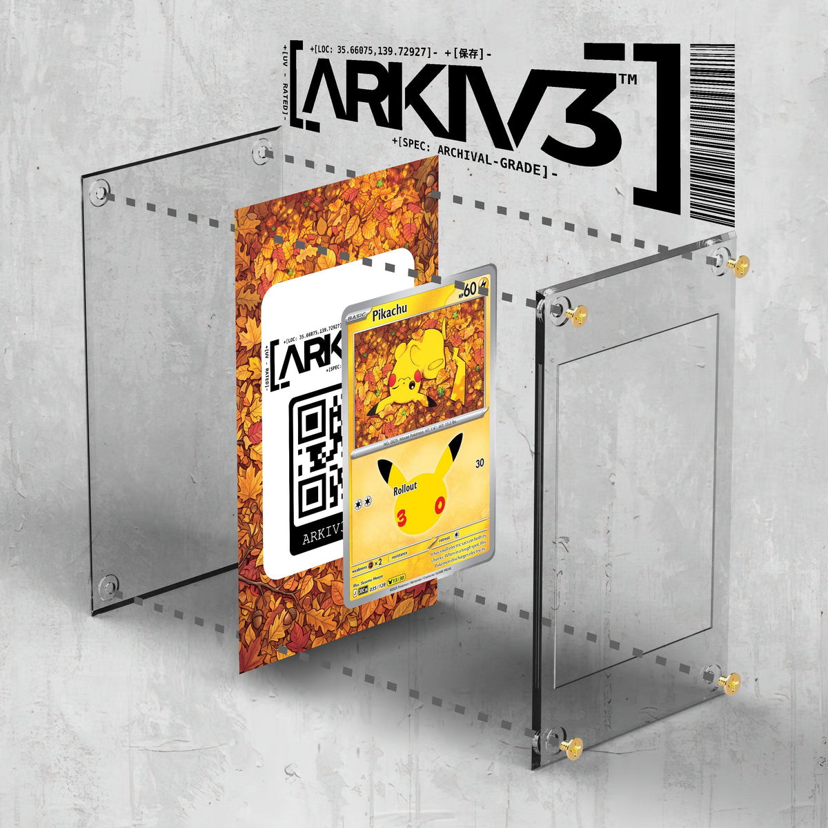 [UNIT: 35/128] // Pikachu Extended Art Display Case - Raw