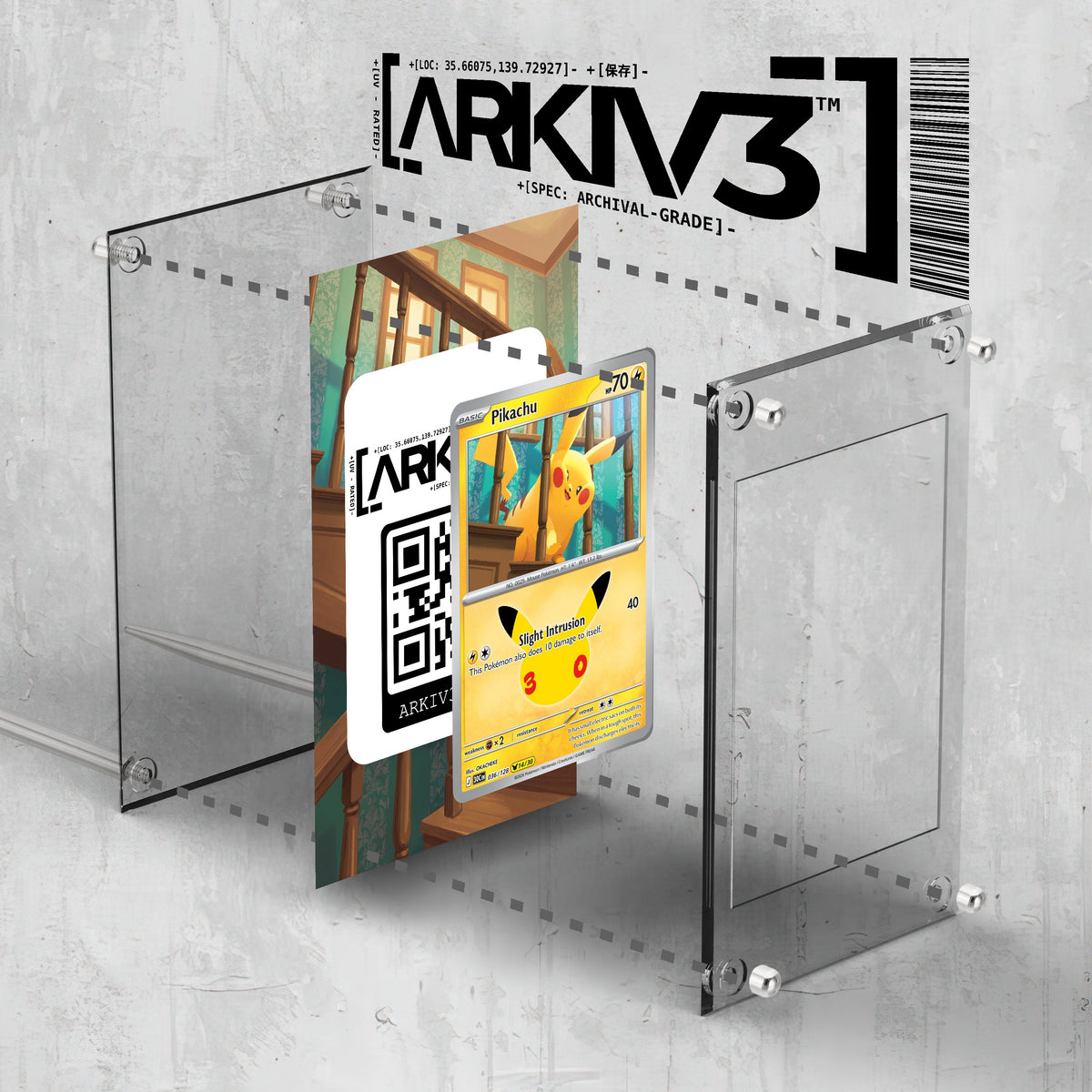 [UNIT: 36/128] // Pikachu Extended Art Display Case - Raw