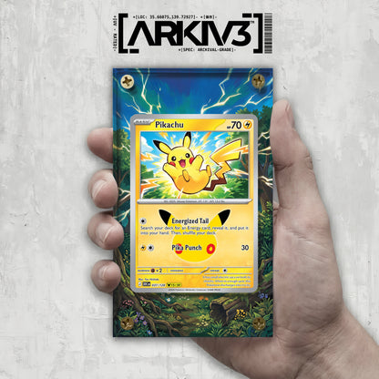 [UNIT: 37/128] // Pikachu Extended Art Display Case - Raw