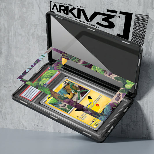 ARKIV3 PSA graded exploded mockup