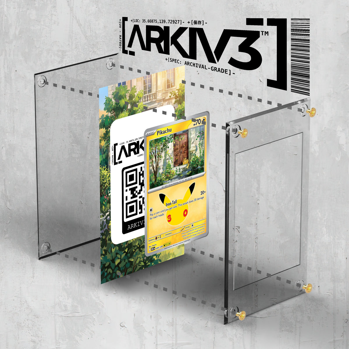 [UNIT: 39/128] // Pikachu Extended Art Display Case - Raw