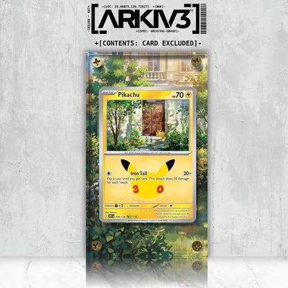 [UNIT: 39/128] // Pikachu Extended Art Display Case - Raw