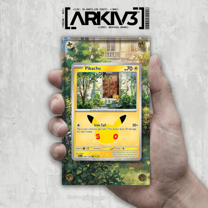 [UNIT: 39/128] // Pikachu Extended Art Display Case - Raw