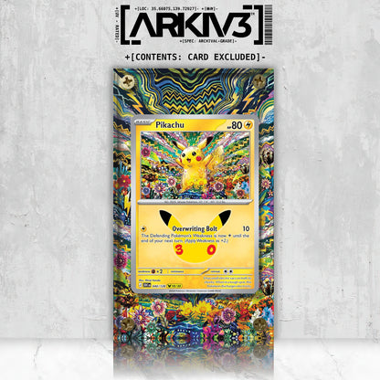 [UNIT: 40/128] // Pikachu Extended Art Display Case - Raw