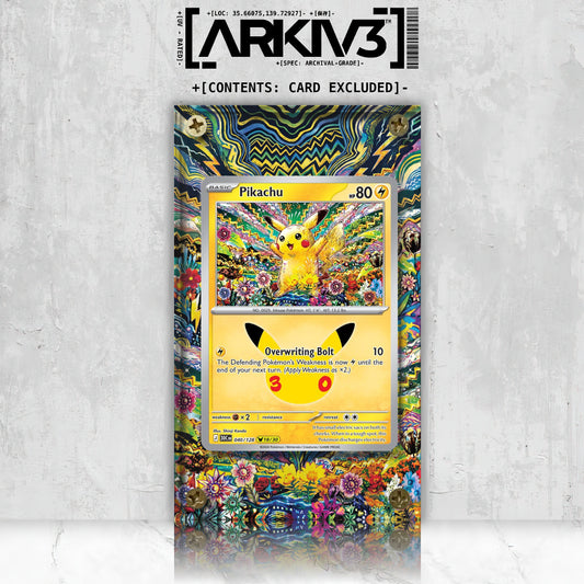 [UNIT: 40/128] // Pikachu Extended Art Display Case - Raw