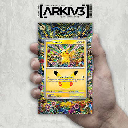 [UNIT: 40/128] // Pikachu Extended Art Display Case - Raw