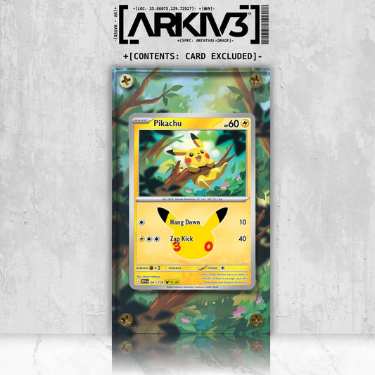 [UNIT: 41/128] // Pikachu Extended Art Display Case - Raw