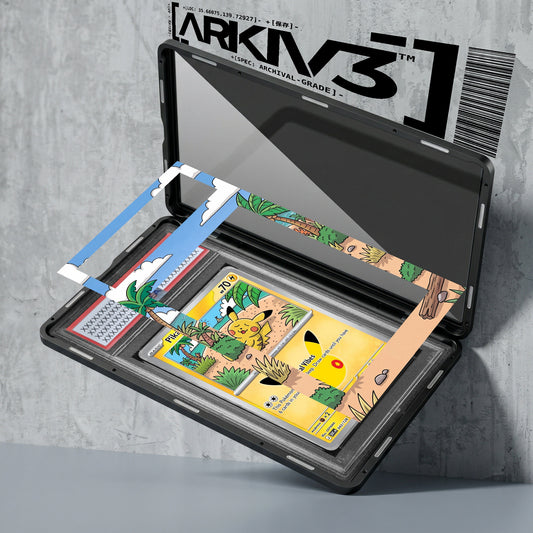 ARKIV3 PSA graded exploded mockup