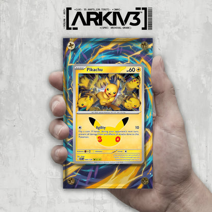 [UNIT: 44/128] // Pikachu Extended Art Display Case - Raw