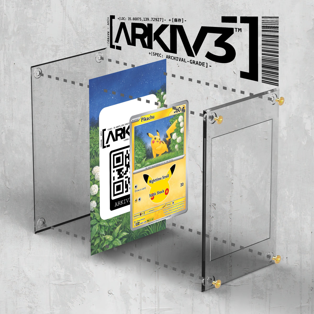 [UNIT: 45/128] // Pikachu Extended Art Display Case - Raw
