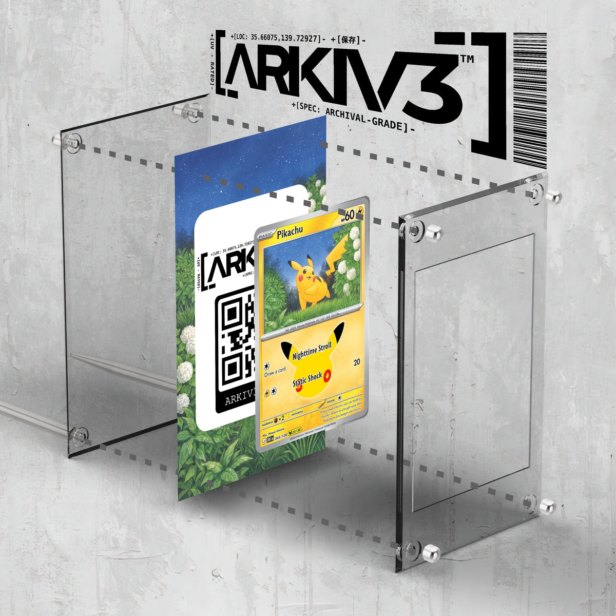 [UNIT: 45/128] // Pikachu Extended Art Display Case - Raw