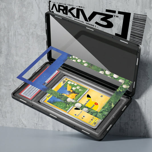 ARKIV3 PSA graded exploded mockup
