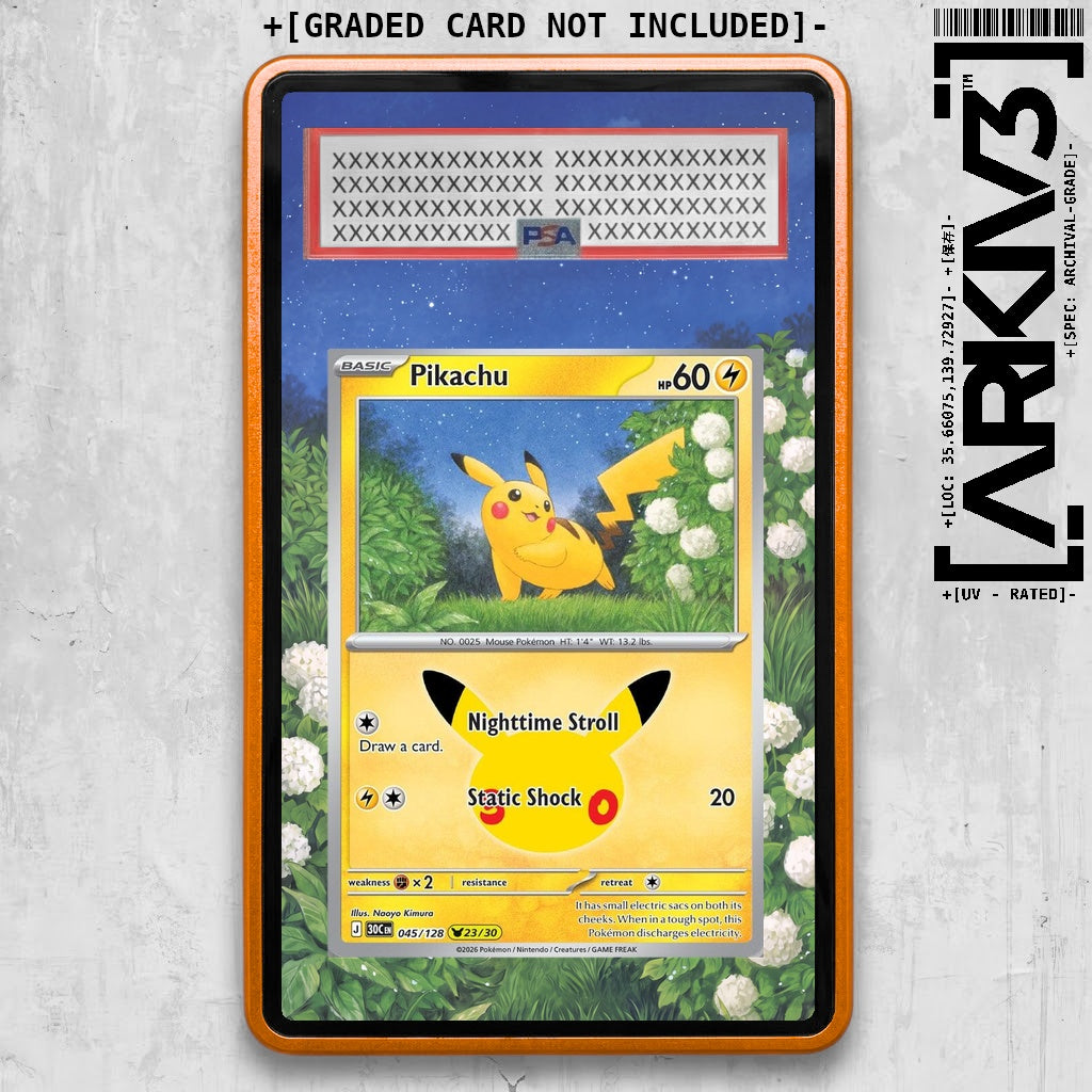 ARKIV3 PSA graded front - Orange