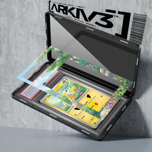 ARKIV3 PSA graded exploded mockup