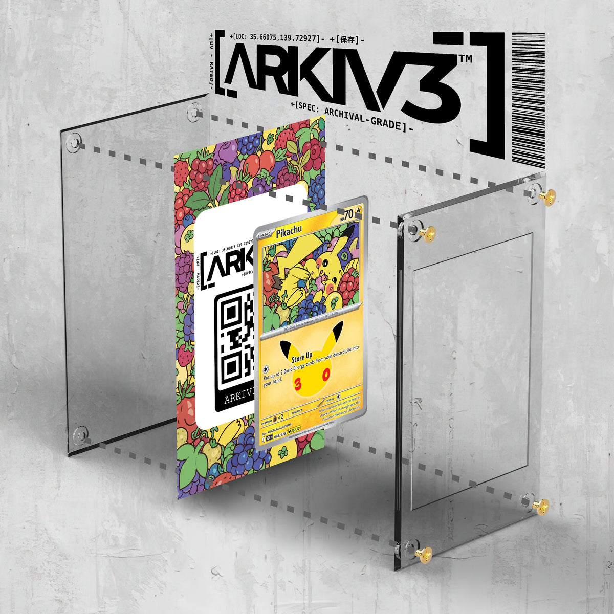 [UNIT: 48/128] // Pikachu Extended Art Display Case - Raw