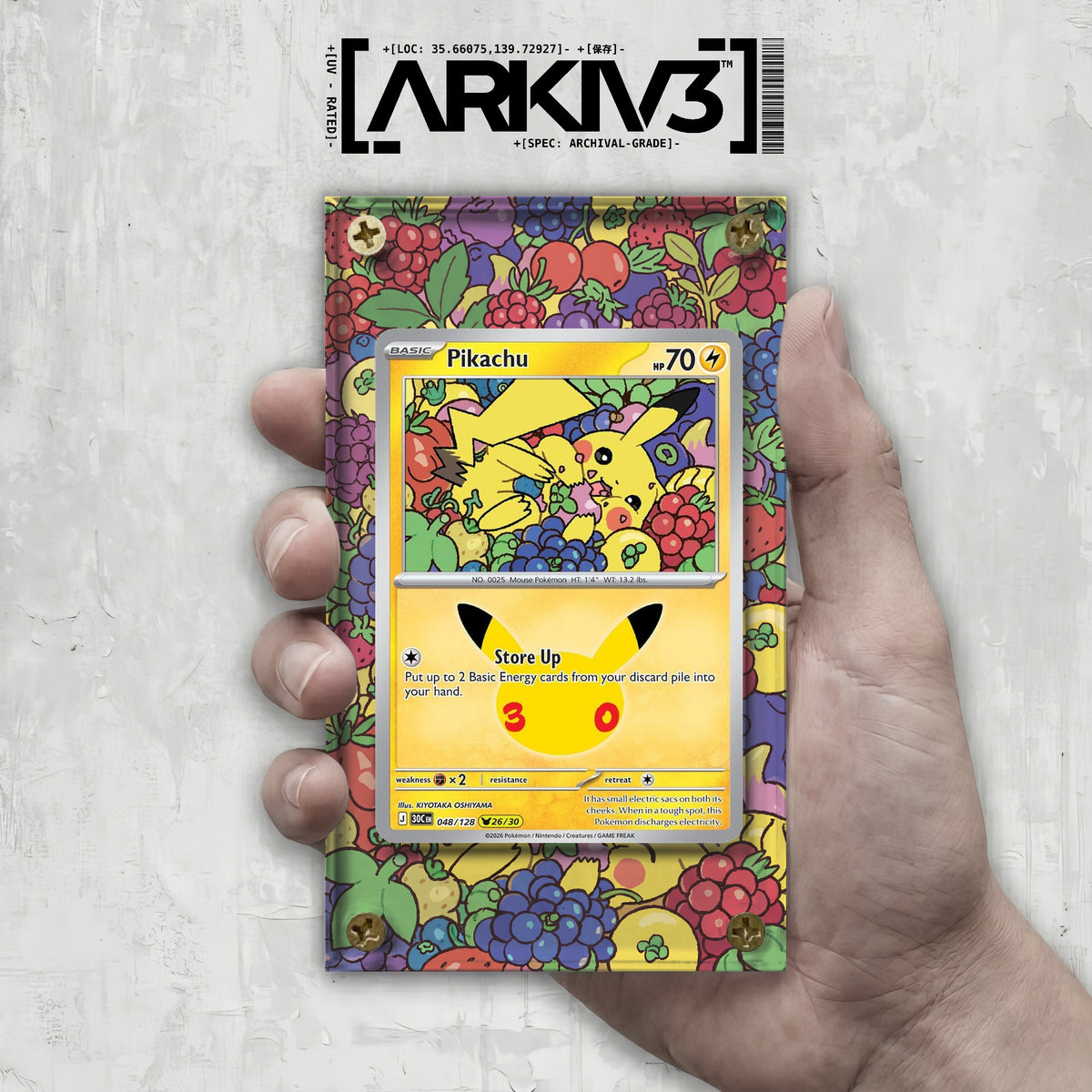 [UNIT: 48/128] // Pikachu Extended Art Display Case - Raw