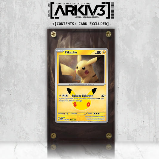 [UNIT: 49/128] // Pikachu Extended Art Display Case - Raw