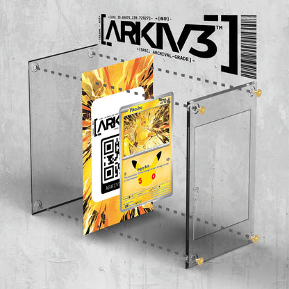 [UNIT: 52/128] // Pikachu Extended Art Display Case - Raw