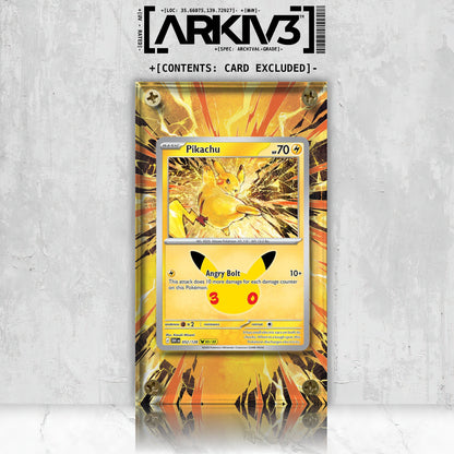 [UNIT: 52/128] // Pikachu Extended Art Display Case - Raw