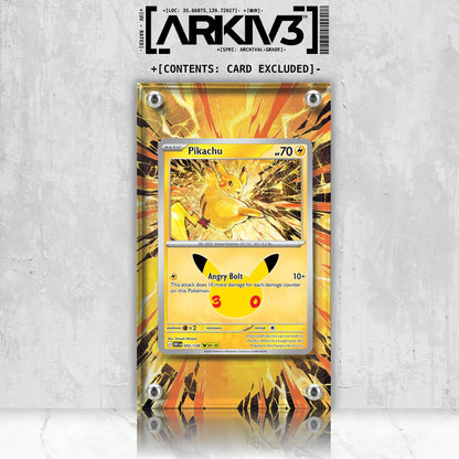 [UNIT: 52/128] // Pikachu Extended Art Display Case - Raw
