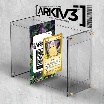 [UNIT: 58/102] // Pikachu Extended Art Display Case - Raw