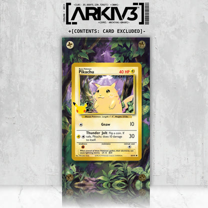 [UNIT: 58/102] // Pikachu Extended Art Display Case - Raw