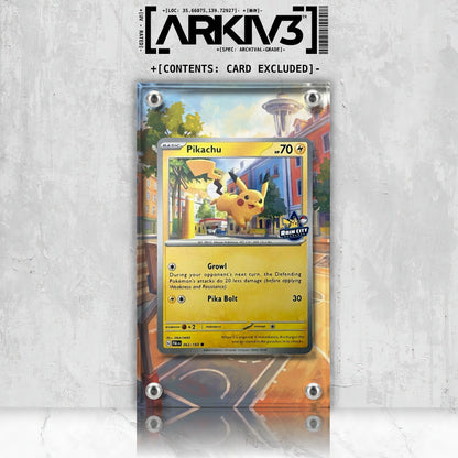 [UNIT: 062/193] // Pikachu Rain City Showcase Extended Art Display Case - Raw