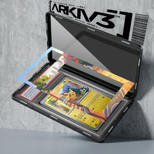 ARKIV3 PSA graded exploded mockup