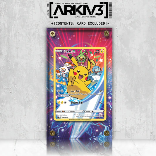[UNIT: SWSH020] // Pikachu Extended Art Display Case - Raw