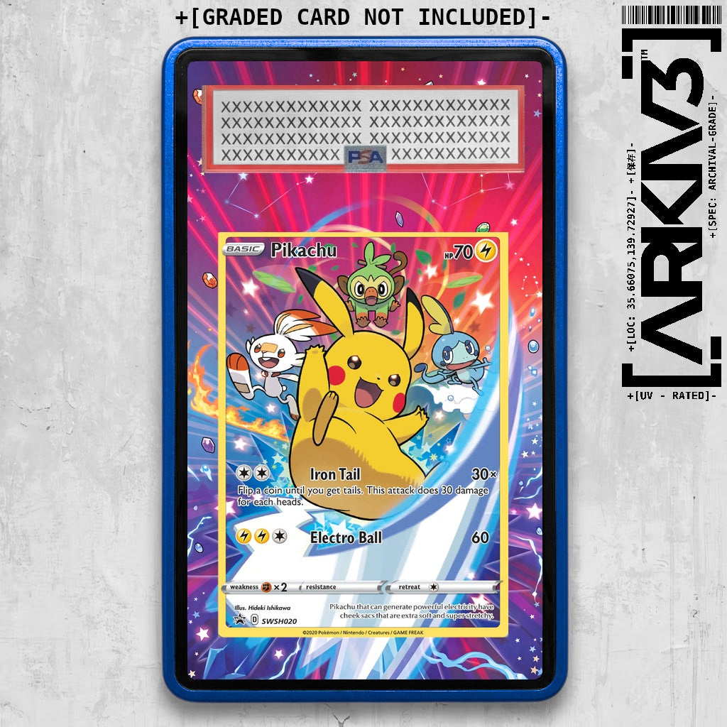 [UNIT: SWSH020] // Pikachu Extended Art Display Case - Graded