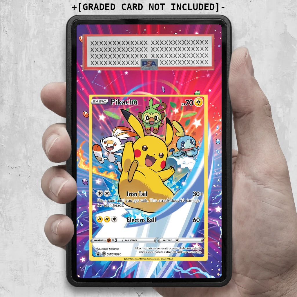 [UNIT: SWSH020] // Pikachu Extended Art Display Case - Graded