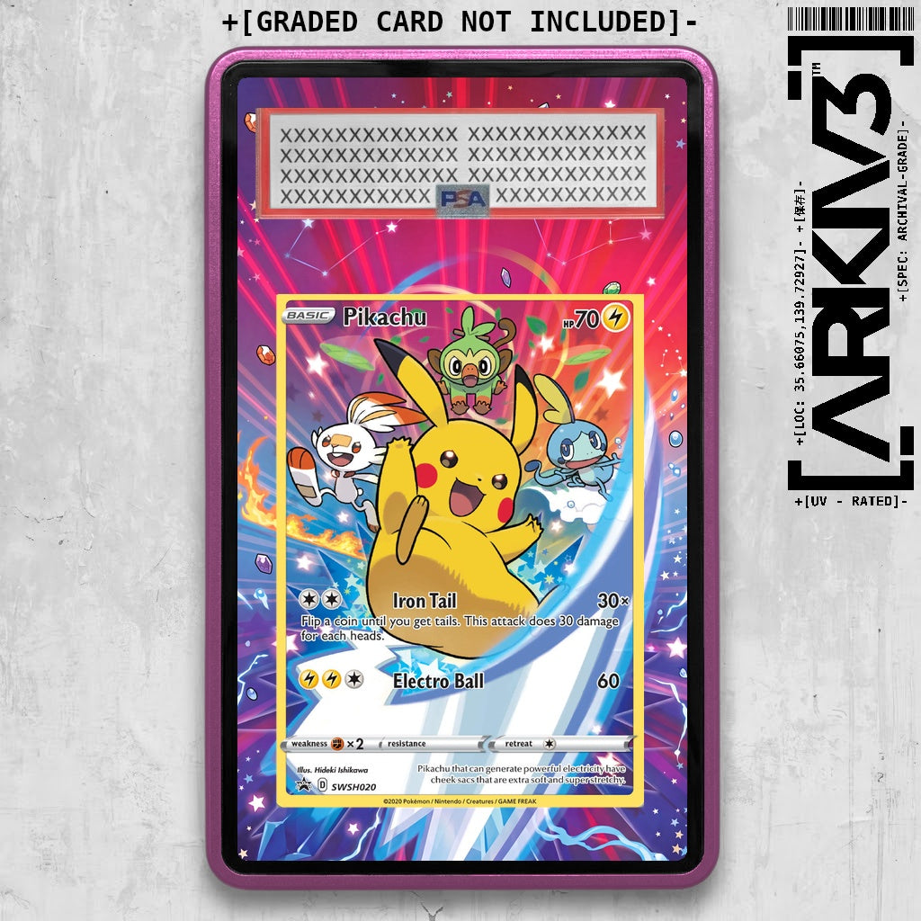 [UNIT: SWSH020] // Pikachu Extended Art Display Case - Graded