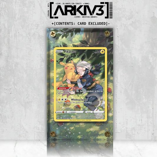[UNIT: TG05/TG30] // Pikachu Extended Art Display Case - Raw