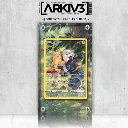 [UNIT: TG05/TG30] // Pikachu Extended Art Display Case - Raw