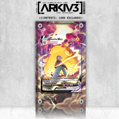 [UNIT: TG17/TG30] // Pikachu VMAX Extended Art Display Case - Raw