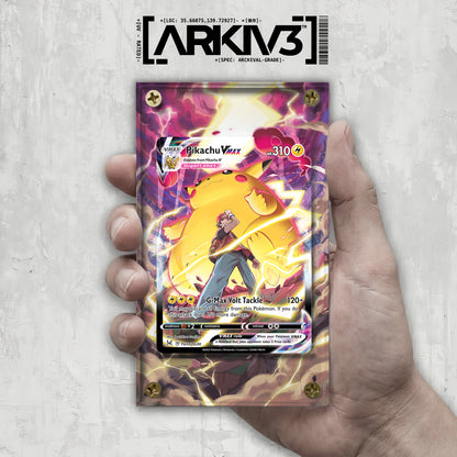 [UNIT: TG17/TG30] // Pikachu VMAX Extended Art Display Case - Raw