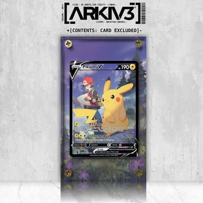 [UNIT: TG16/TG30] // Pikachu V Extended Art Display Case - Raw