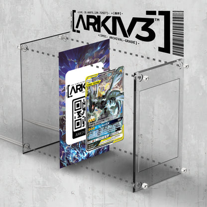 [UNIT: SM168/248] // Pikachu & Zekrom-GX Extended Art Display Case - Raw
