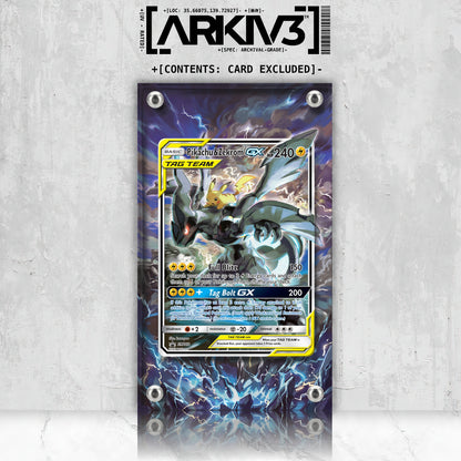 [UNIT: SM168/248] // Pikachu & Zekrom-GX Extended Art Display Case - Raw