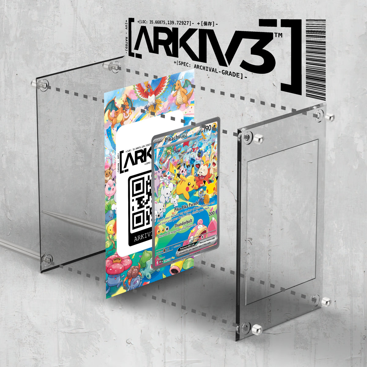 ARKIV3 raw exploded - Standing Mount
