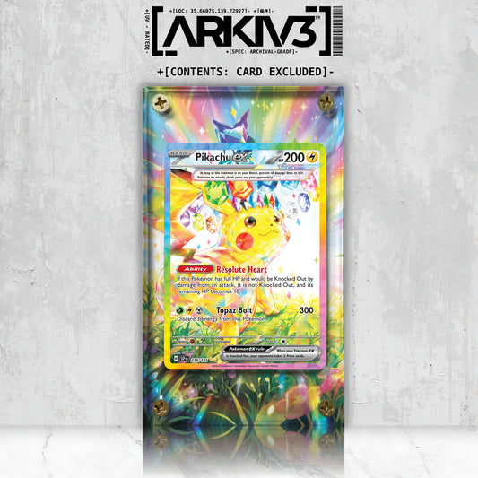 [UNIT: 238/191] // Pikachu ex Extended Art Display Case - Raw