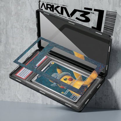 [UNIT: 085] // PSA/TAG Pikachu with Grey Felt Hat Extended Art Display Case - Graded
